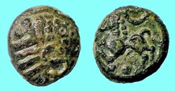 quart de statère aux segments de cercles - 15b