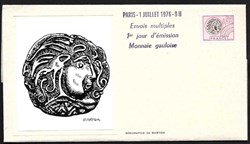 enveloppe - monnaie gauloise