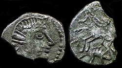 drachme de CHEVERNY tête et cavalier à droite