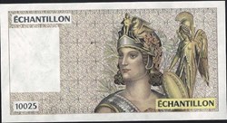 échantillon 20 francs ATHENA