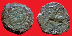 bronze au loup et au pégase au X