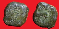 bronze au cerf et à l'oiseau