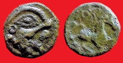 quart de statère en bronze à l'astre