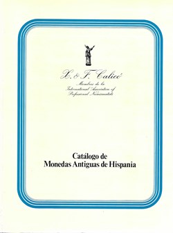 CATALOGO DE MONDEDAS ANTIGUAS DE HISPANIA