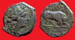 bronze au taureau hémiobole