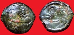 bronze au loup et au pégase