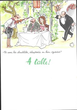 laboratoire LE BRUN menu - JEAN BELLUS k