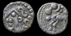 denier d'argent au cheval