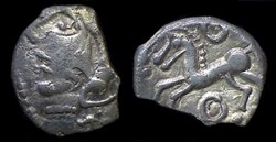 denier à la tête casquée - type 3