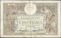 100 francs ( L. O. MERSON ) - type 1906 " grands cartouches "