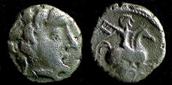 drachme au cavalier ailé