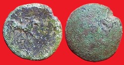 bronze au loup et à la roue
