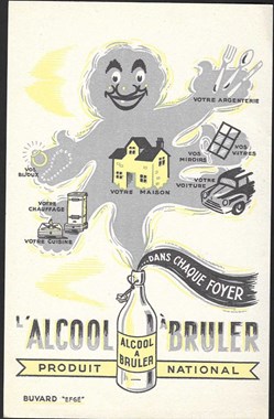 buvard - quincaillerie alcool à bruler