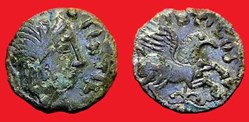 bronze PIXTILOS au griffon courant
