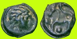 potin à la tête d'indien au nez en esse