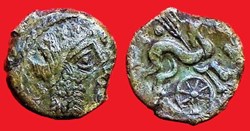 bronze LIXOVIATIS au cheval et à la rouelle