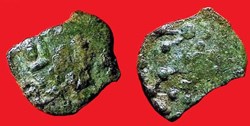 bronze au cheval et au trois globules