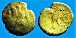 hémistatère d'or à l'aigle tête à gauche