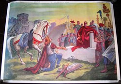 tableau d'école - VERCINGETORIX à ALESIA