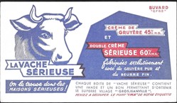 buvard - alimentation LA VACHE SERIEUSE