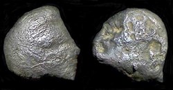 lingot d'argent brut