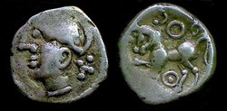 denier à la tête casquée - type 1a