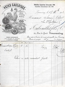 facture - TRIBOUILLET FILS & Cie