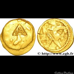 DT.2024 Quart de statère type "pontife forgeron"
