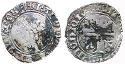 Charles VII - Blanc au 3 Lys pour FIGEAC