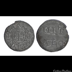 POITOU - MELLE - DENIER DE CHARLES LE CHAUVE