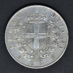 5 Lire 1874