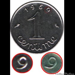 1 Centime 1969
