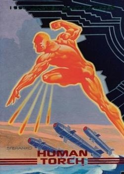 #2 Human Torch, Marvel Masterpieces 1993 SkyBox