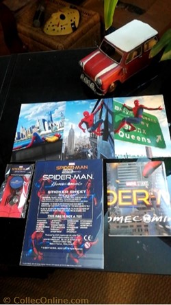 Cartes et goodies Spiderman Homecoming
