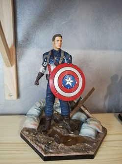 Captain America First Avenger, Iron Studios BDS Art Scale, Event Exclusive, Deluxe