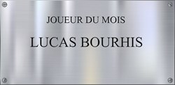 plaque joueur du mois