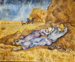 La sieste d'après Van Gogh (Pierre Barcelo)