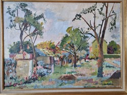Bas du jardin - Hervé le Bourdelles