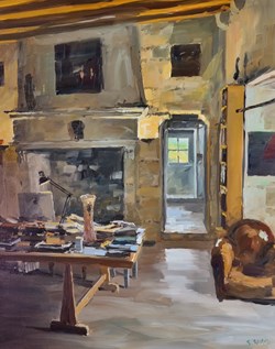 Bureau d’écrivain à Plieux (Stéphane Ruais)