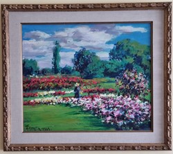 Fleurs du parc Bagatelle (Georges Ferro La Grée)