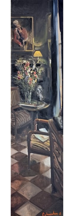 Fleurs des champs sur guéridon (Christoff Debusschere)