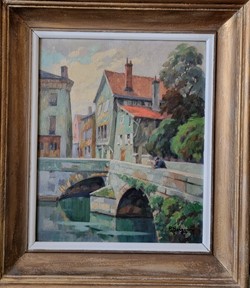Vue du pont de Chalon sur Marne (R. Bergeron)