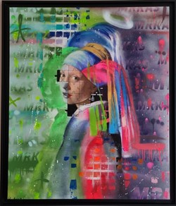 MrKas - Girl with a cap earring