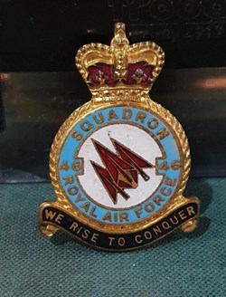 RAF Royal Air Force Enamel Badge 46 Squadron air Transport