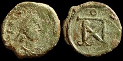 Centenionalis de Justinien émis à Cherson (527-565)