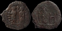 Follis de Phocas émis à Cherson (602-610)