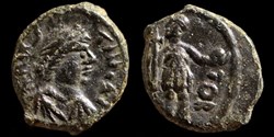 Pentanummium de Justin émis à Cherson (518-527)