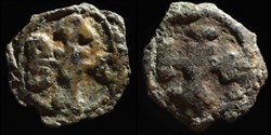 Petit module émis à Cherson de Basil II et Constantin VIII (976-1025)
