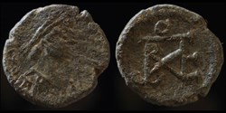 Centenionalis de Justinien émis à Cherson (527-565)