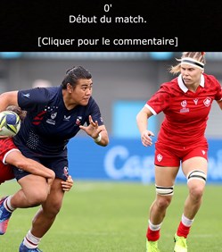 21:00: Début du match